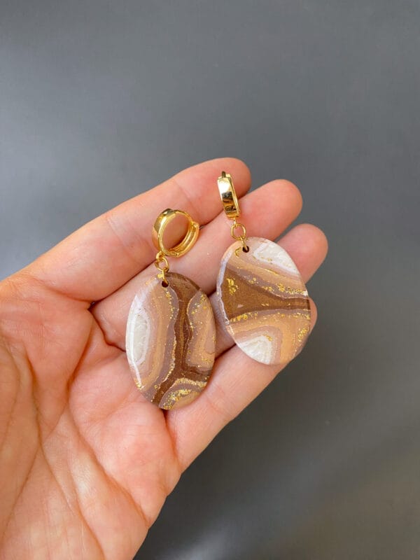 ⁦Chocolate Earrings⁩ - الصورة ⁦2⁩