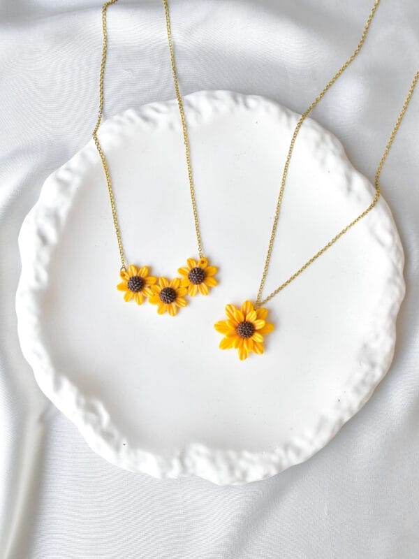 Sunflower Necklace